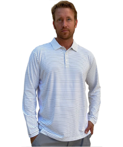 Tee-Shirt manches longues Anti-UV à rayures Homme